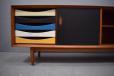 Midcentury Danish design sideboard with reversible doors.