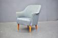 Samspel armchair designed in 1956 by Carl Malmsten for reupholstery