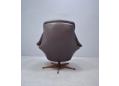 Bramin swivel chair | Brown leather - view 10