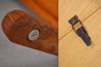 Round teak pedestal leg dining table produced by Danish Mobelfabrik - view 11