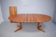 Vintage teak dining table produced by Gudme Mobelfabrik