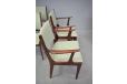 1968 Johannes Andersen design set of 6 roswood dining chairs