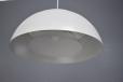 White ringed dome light pendant model Royal by Louis Poulsen