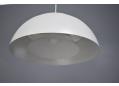White ringed dome light pendant model Royal by Louis Poulsen