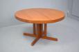 Hans Bech production vintage teak dining table with round table for sale