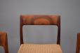Niels Moller design set of 6 rosewood dining chairs model 77  - view 10