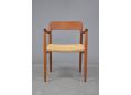 Single piece teak used for back support to excellent effect.