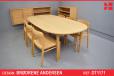 Brodrene Andersen solid oak oval top dining table - view 1