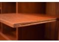 Each shelf is enturly solid teak and can bee moved to suit your needs.