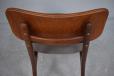 Vintage teak dining chair with new wool seat | KORUP - view 10