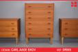 Large chest of 6 drawers in vintage teak | Carl Aage Skov design - view 1