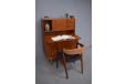 Vintage teak vanity unit with pull out writing desk - view 3