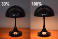 Verner Panton design Panthella 160 V2 portable table lamp | Opaque Black - view 6