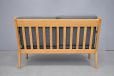 Vintage oak frame GE265 sofa designed by Hans Wegner  - view 10