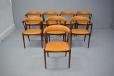 Johannes Andersen designed rosewood dining chair model BA113