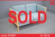 Vintage beech frame 2 seater sofa | Stouby - view 1