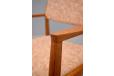 Vintage teak armchair with pink upholstery by BRAMIN - view 6
