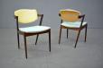 1956 Kai Kristiansen design set of 10 rosewood frame dining chairs - Model 42