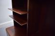 Rosewood 1960s design wall unit with 3 door base cabinet.