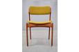 Midcentury design rosewood dining chair produced by Oddense for sale