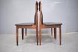 Set of 4 dining chairs designed by Hans Olsen for Frem Rojle