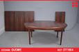 Rosewood dining table with 4 extra leaves - GUDME model 42 - view 1