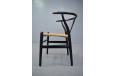 oak dining chair designed 1950 by Hans Wegner with woven papercord seat