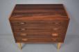 Vintage chest of 4 drawers with beech legs by prebend sorensen