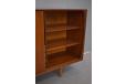 Sideboard in vintage teak made with 4 easy slide doors in the mid 1960s by Danish Mobelfabrik