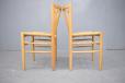 Jorgen Baekmark design model J80 dining chair in light oak and papercord