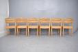 FDB Model J16 dining chair in light oak designed in 1954 by Poul Velther