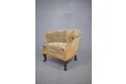Danish tub chair produced by Danish CAbinetmaker on cabriole style legs