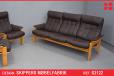 3 Seater sofa in buffalo leather by Skippers Mobelfabrik - view 1