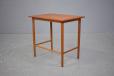 Vintage teak & oak side table by Danish Mobelfabrik - view 3
