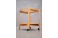 2013 re issue model 5 drinks trolley in light oak designed by Hans Bolling for Orskov & Co