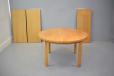 Vintage oak dining table produced by Omann Junior Mobelfabrik