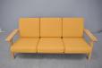 Vinatge oak frame 'Plank' sofa model GE290/3 | Hans Wegner - view 4