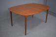 Vintage Danish design vintage teak dining table made by Danish Mobelfabrik