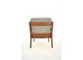 Teak frame senator chair designed by Ole Wanscher