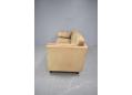Box frame Danish 3 seat sofa upholstered in ox leather.
