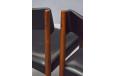 Set of 6 rosewood and black leather dining chairs by Danish Mobelfabrik - view 10