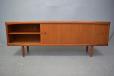 Sideboard model 273 in teak with signature rosewood discs - Made by Bramin