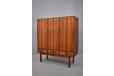 Midcentury Danish design cabinet with bottle storage produced by Axel Cristiansen Odder Mobler