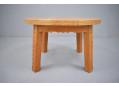 Antique round coffee table in solid oak from Otto Ostbjerg - view 3