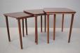 Danish Mobelfabrik production set of 3 rosewood nesting tables