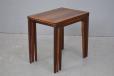 Danish design set of 3 nesting coffee tables for sale