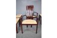 Set of 6 high back rosewood finish dining chairs | Skovby - view 8