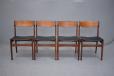 Set of 4 midcentury teak dining chairs made by Farstrup Stolefabrik - view 4