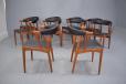 Set of vintage teak dining chairs model BA113 from Johannes Andersen 