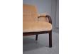 Slim frame 2 seater sofa with beech legs